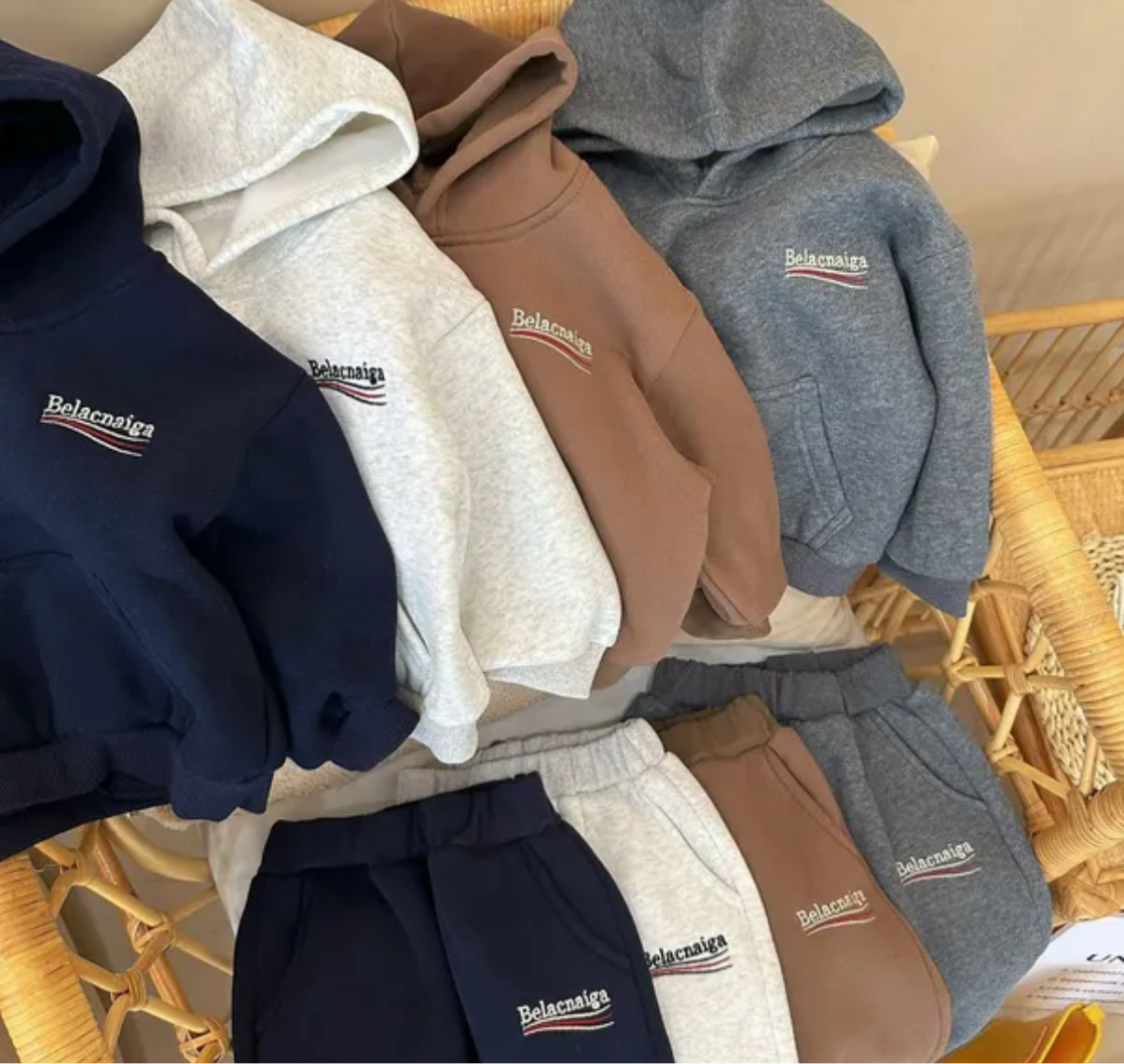 Ensembles de vêtements pour enfants pulls sweats à capuche épaississent la mode d'hiver automne