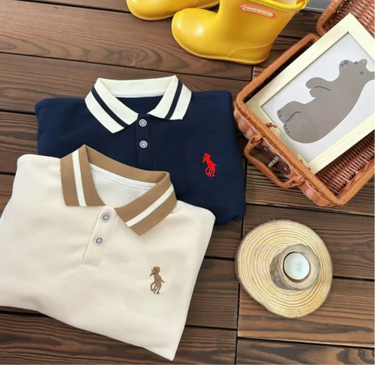 Automne d'hiver pour enfants Nouvelles tenues garçons filles décontractées à col de sweat-shirt