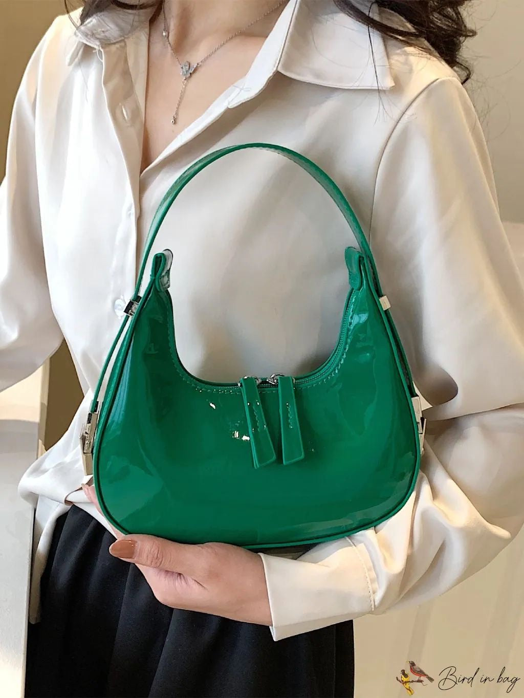 Arrivée New Moon Pu Leather accoudoir pour femmes mini sac à main