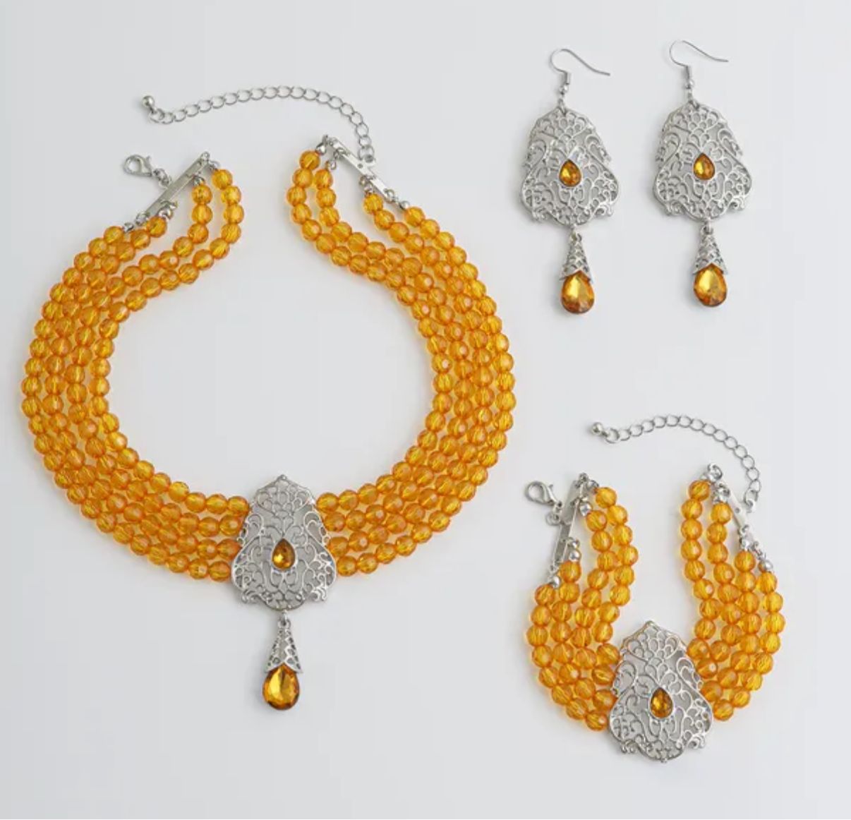 Élégant ensemble de bijoux de style européen et américain