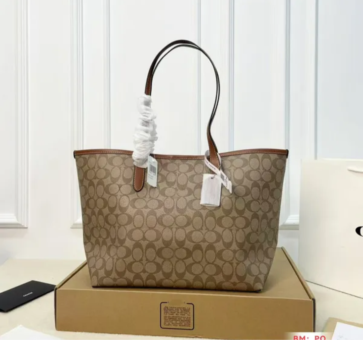 sac cabas Coach City en toile