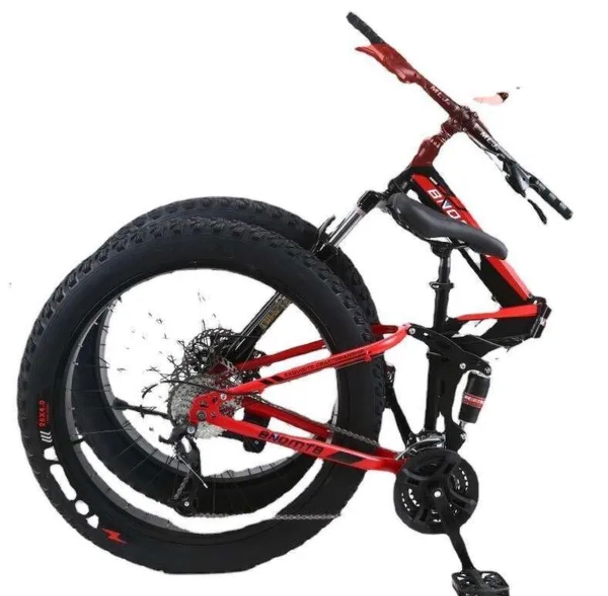 Vélo Fat Bike Pliable Double Suspension