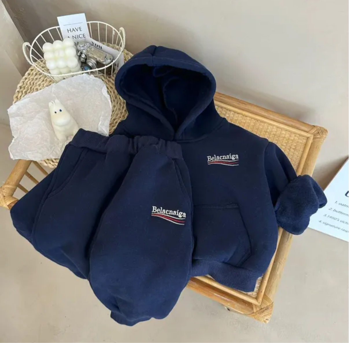 Ensembles de vêtements pour enfants pulls sweats à capuche épaississent la mode d'hiver automne