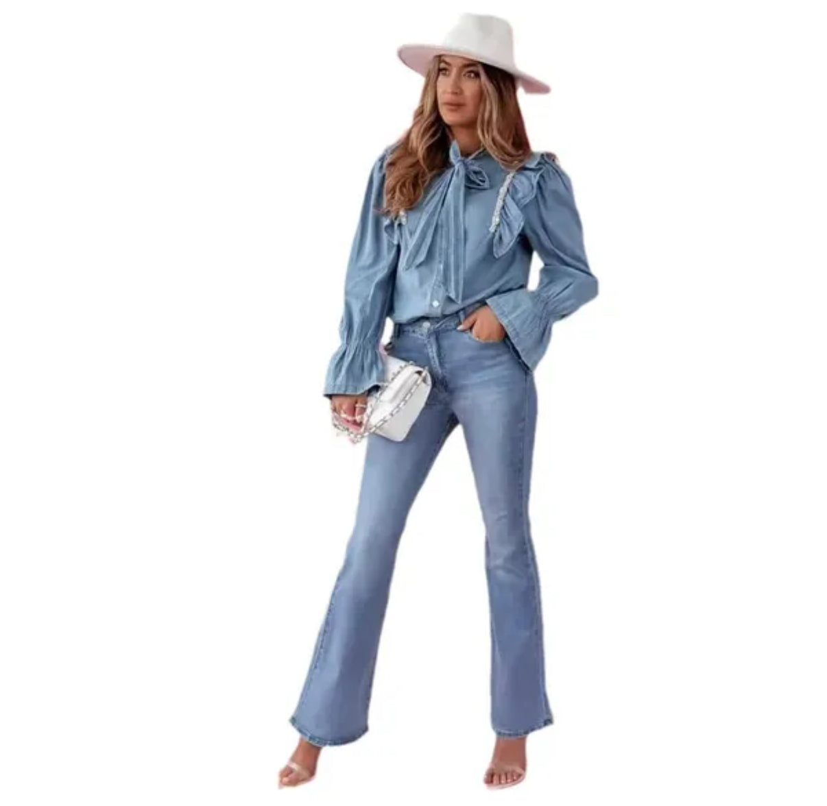 Printemps d'été Nouveau Micro la Jeans Fashion Style Fashion Style Pantalon décontracté