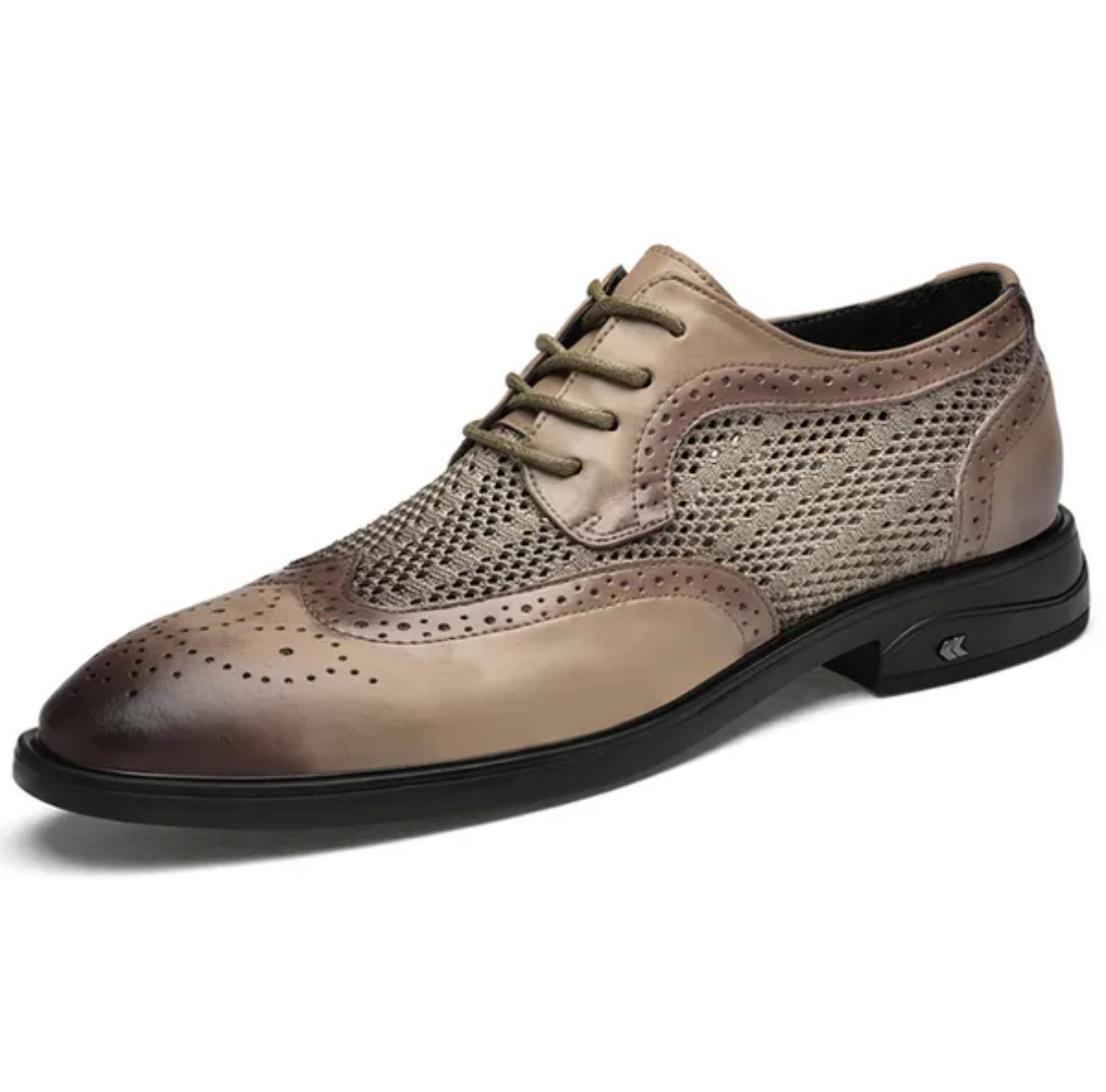Nouveaux hommes de mode oxfords chaussures de cuir authentique homme