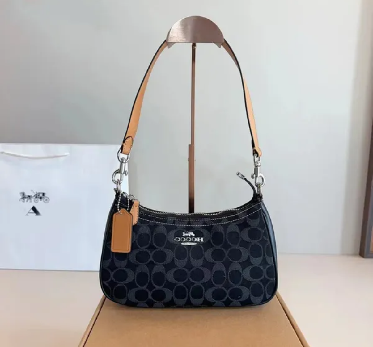 Mini sac bandoulière Teri en toile exclusive