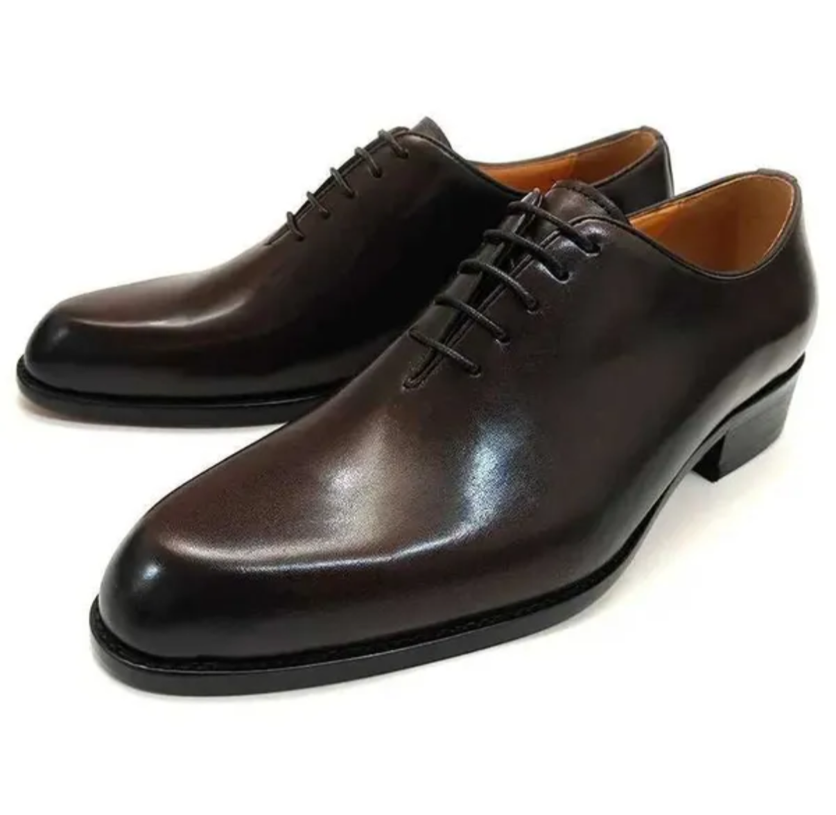oxford bisanes chaussures de travail café noir