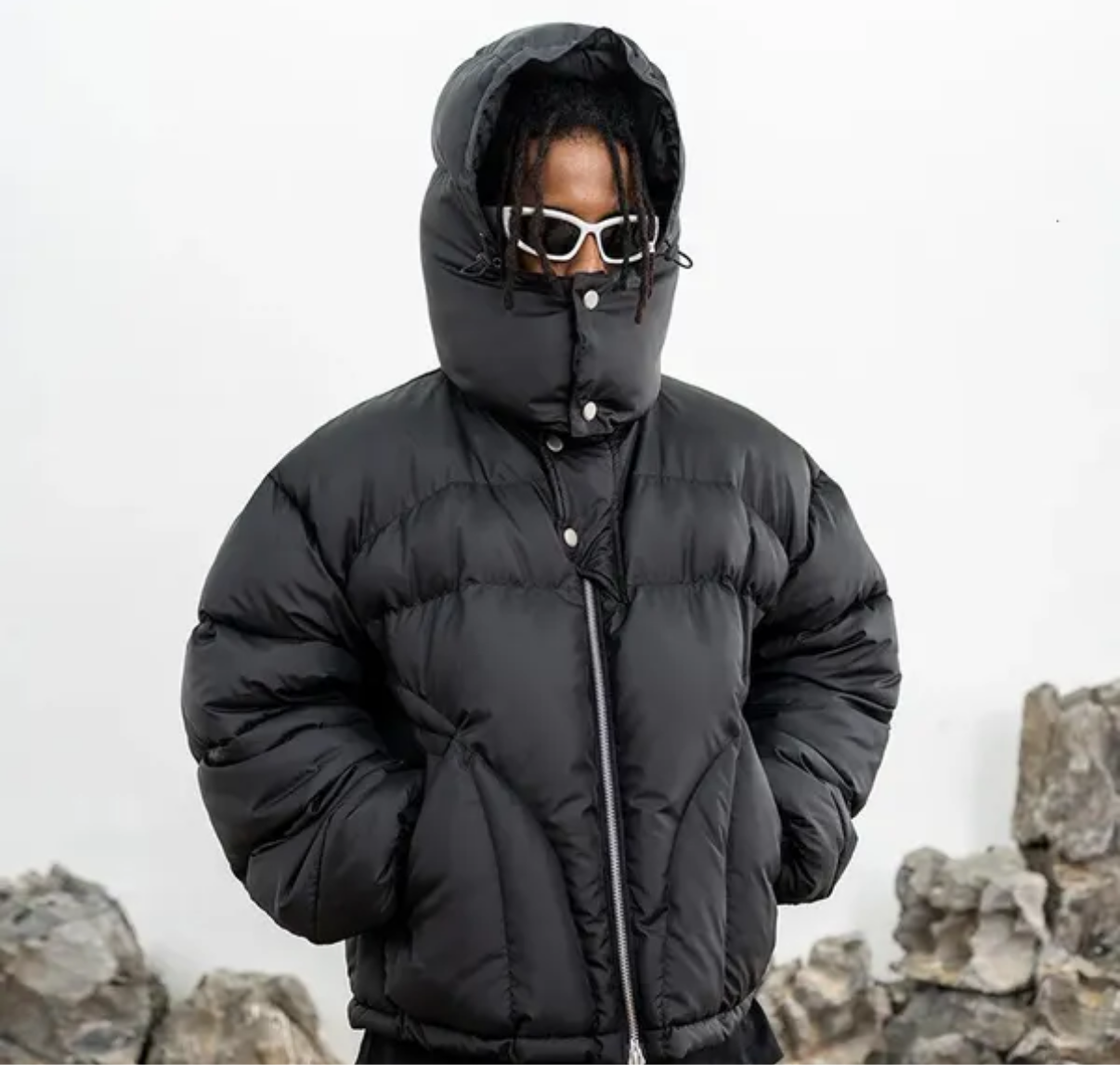 Veste à capuche d'hiver épaissis