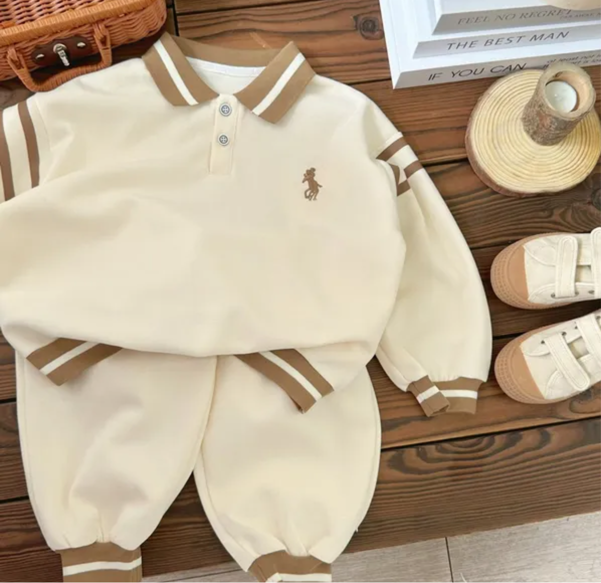 Automne d'hiver pour enfants Nouvelles tenues garçons filles décontractées à col de sweat-shirt