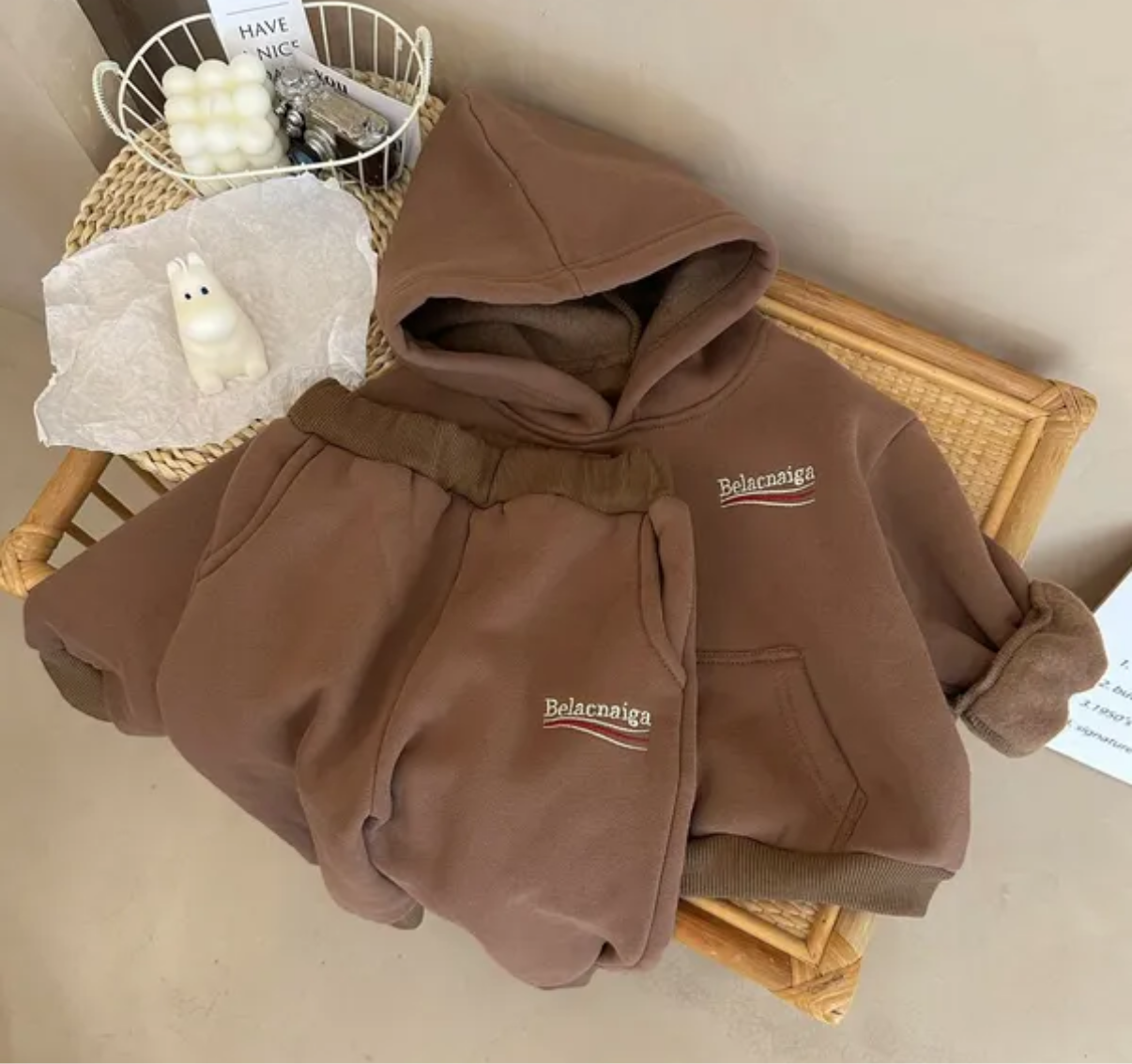 Ensembles de vêtements pour enfants pulls sweats à capuche épaississent la mode d'hiver automne