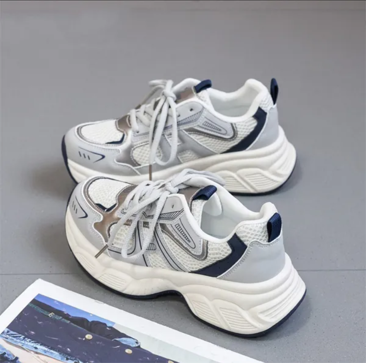 Vintage Womens épais Sports Chaussures Nouvelles baskets