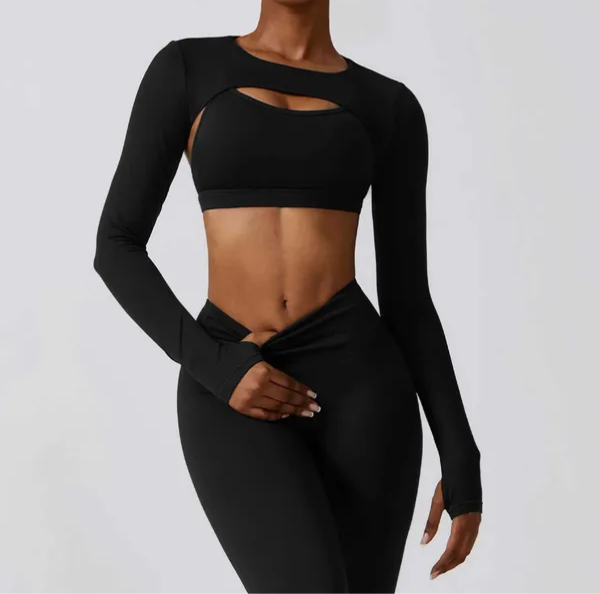 Sports Camisole Yoga Châle à manches longues