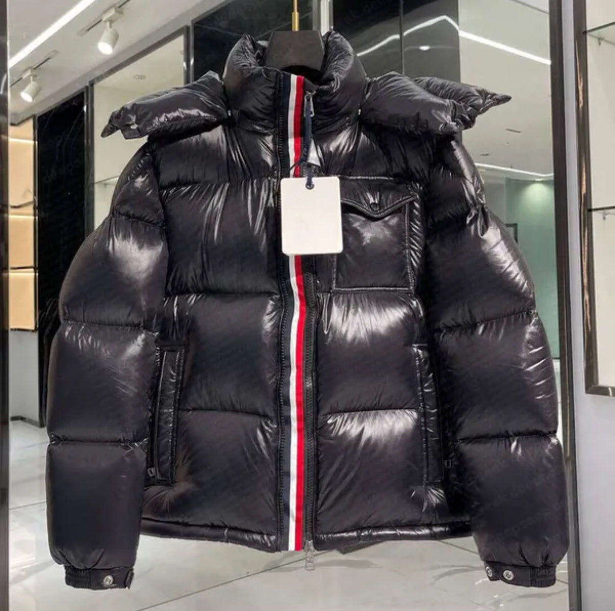 Veste Capuche Designer Doudoune Imperméable Hiver Unisexe