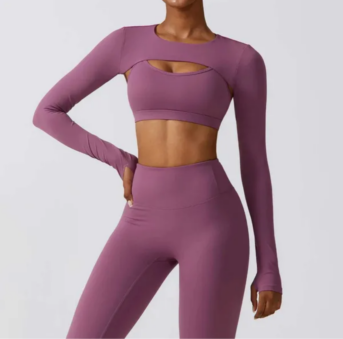 Sports Camisole Yoga Châle à manches longues