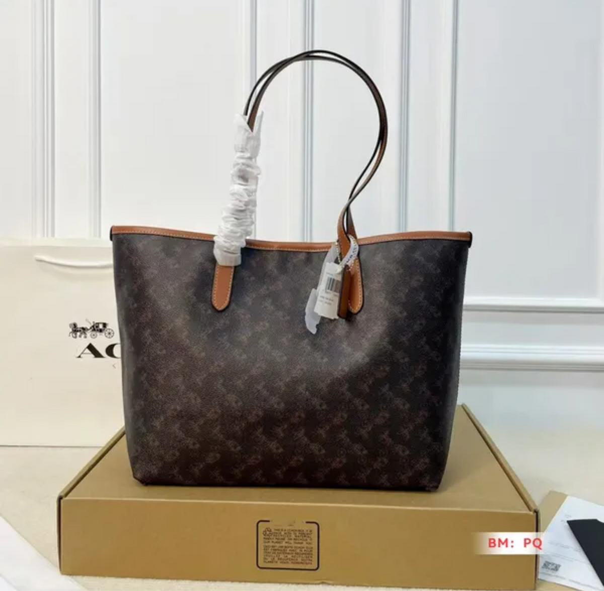 sac cabas Coach City en toile