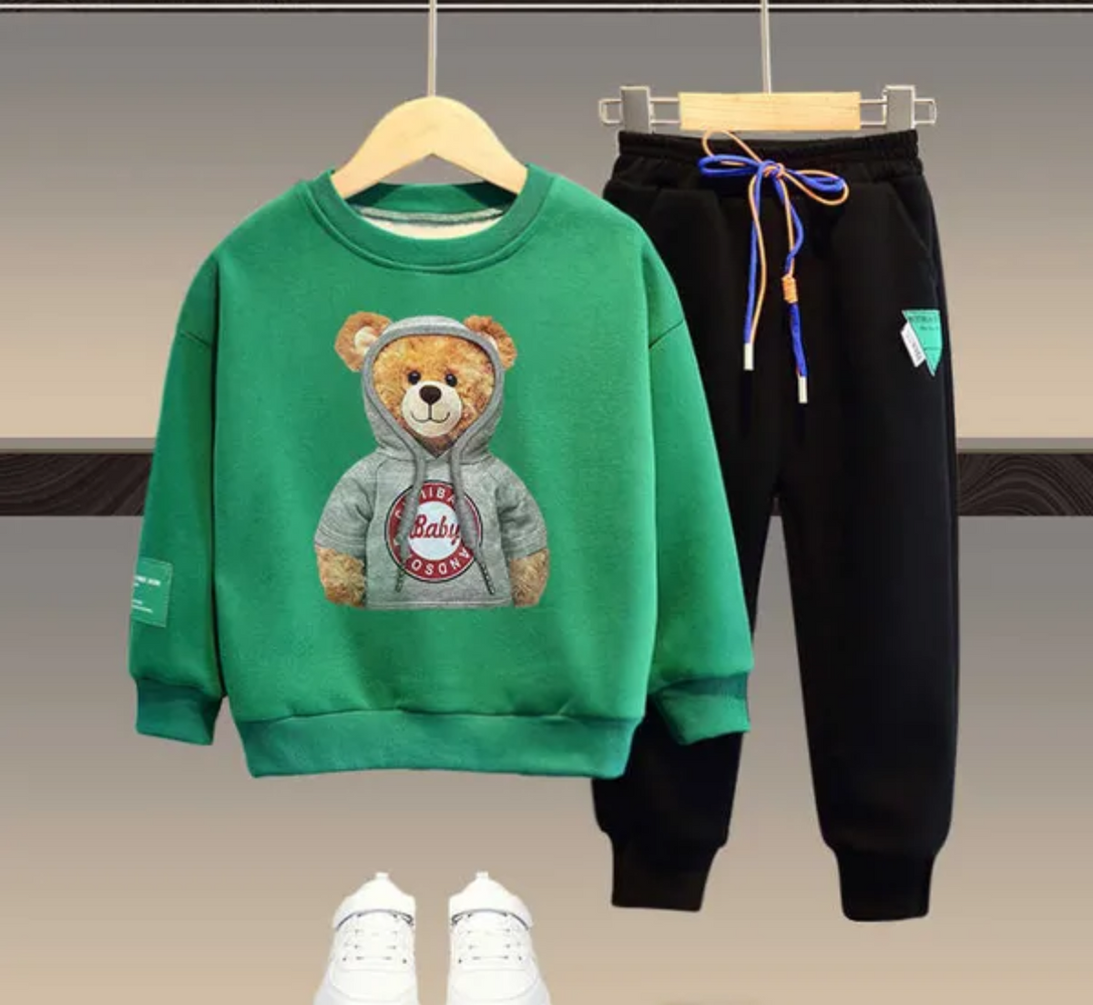 Créateurs de vêtements pour enfants Ensemble à capuche pour garçons 2 pièces