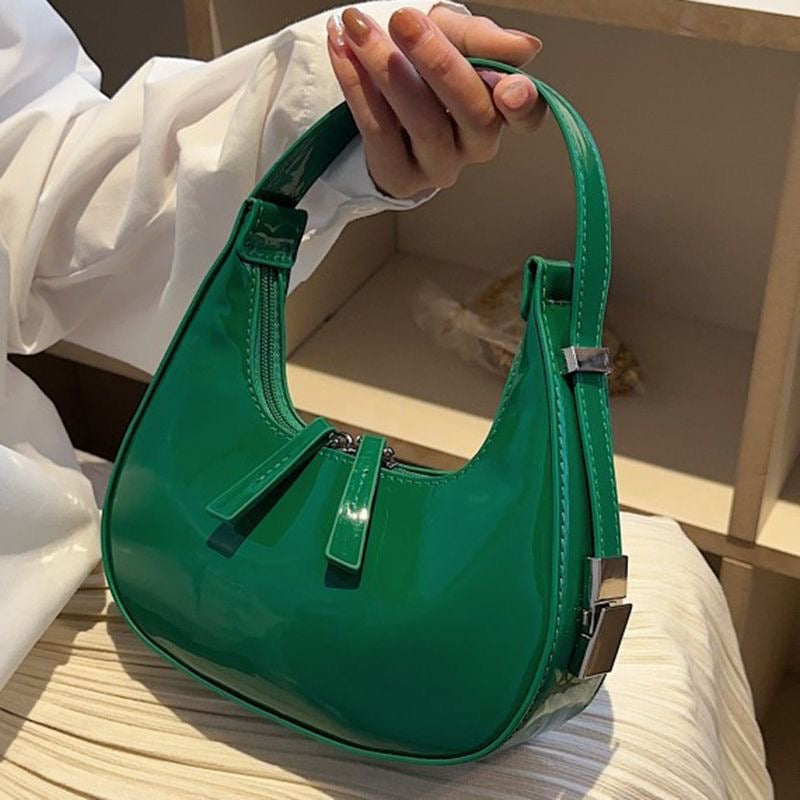 Arrivée New Moon Pu Leather accoudoir pour femmes mini sac à main