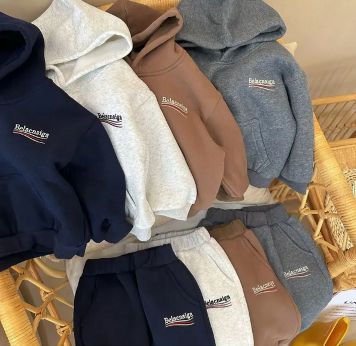 Ensembles de vêtements pour enfants pulls sweats à capuche épaississent la mode d'hiver automne