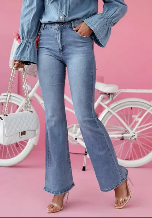 Printemps d'été Nouveau Micro la Jeans Fashion Style Fashion Style Pantalon décontracté
