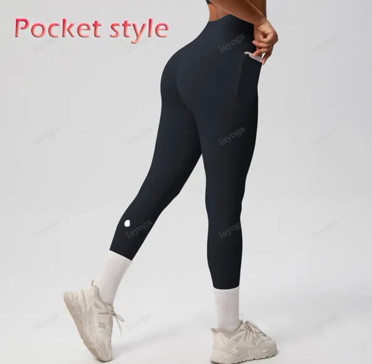 Legging sculptant taille haute avec poches latérales, confort et maintien au quotidien