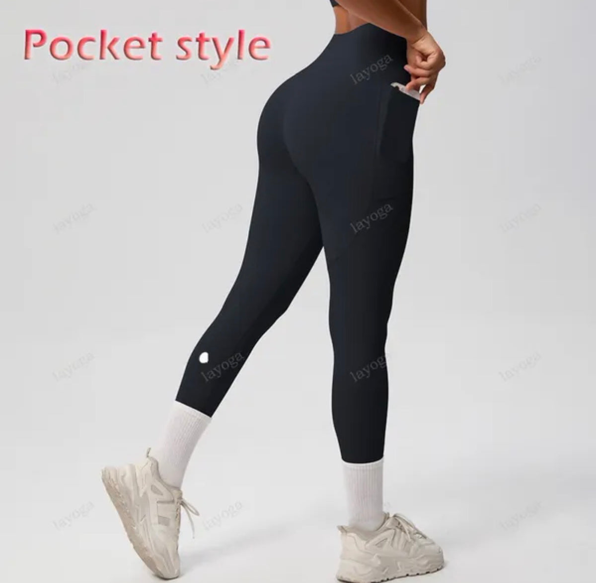 Legging sculptant taille haute avec poches latérales, confort et maintien au quotidien