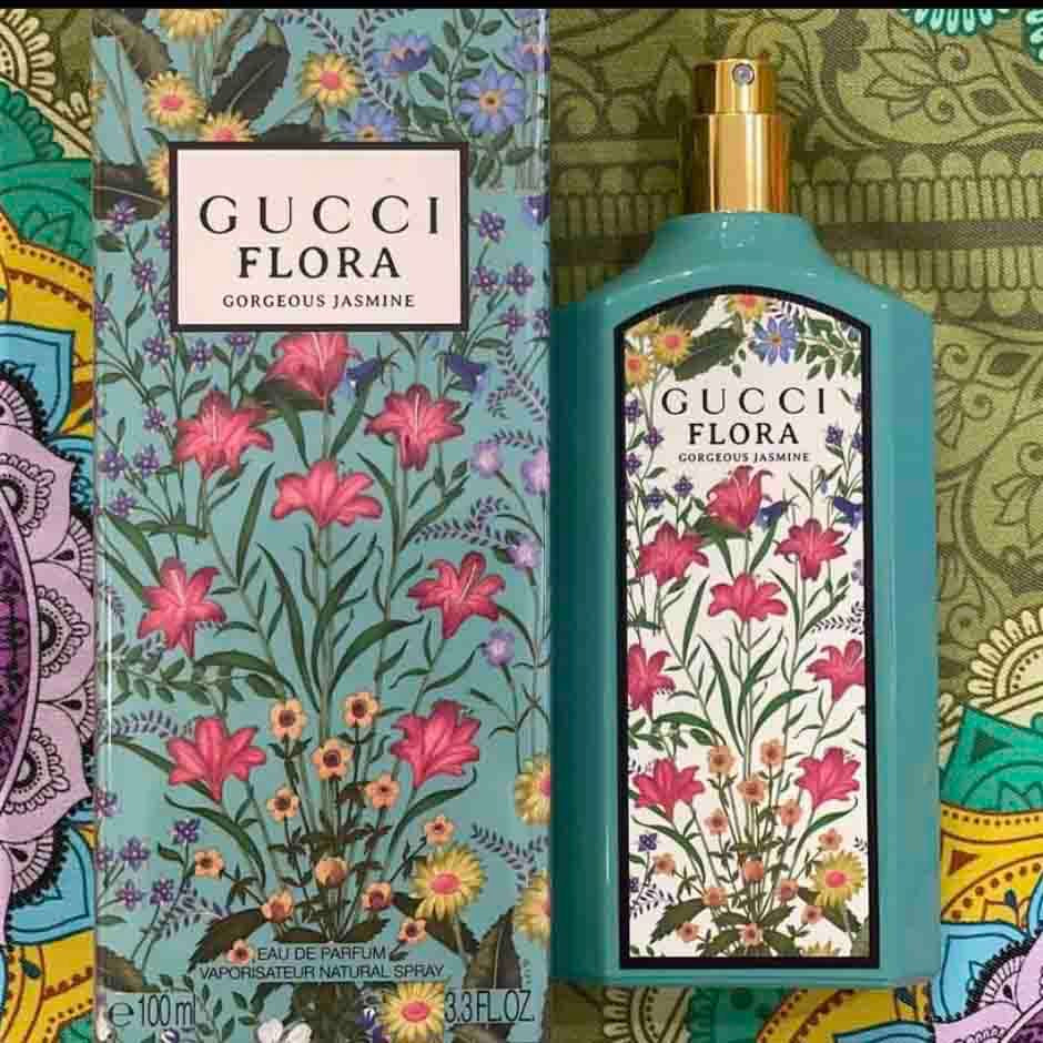 Gucci Flora Gorgeous Jasmine Eau De Parfum Womens Sample Spray .05oz/ 1.5 MI Edp