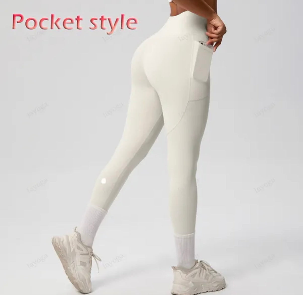 Legging sculptant taille haute avec poches latérales, confort et maintien au quotidien