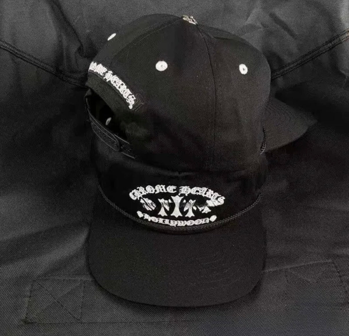 trucker hat Chrome Hearts Hollywood