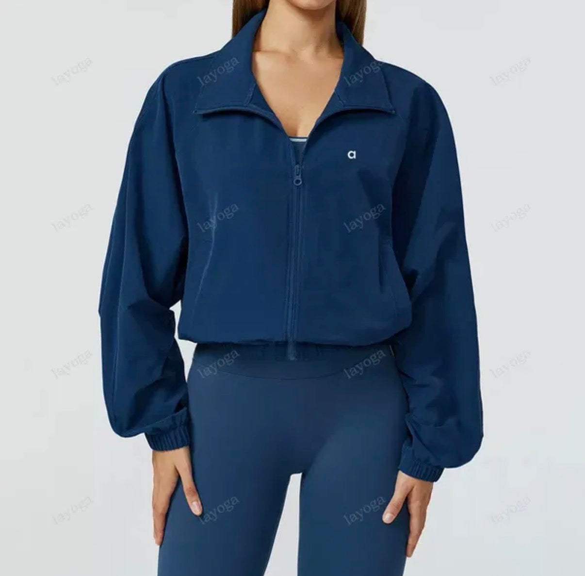 Alo Veste zippée  oversize, style sport chic et confortable