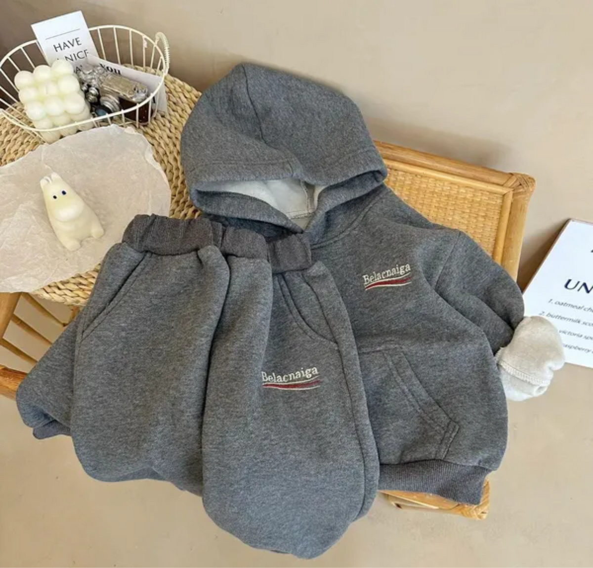 Ensembles de vêtements pour enfants pulls sweats à capuche épaississent la mode d'hiver automne