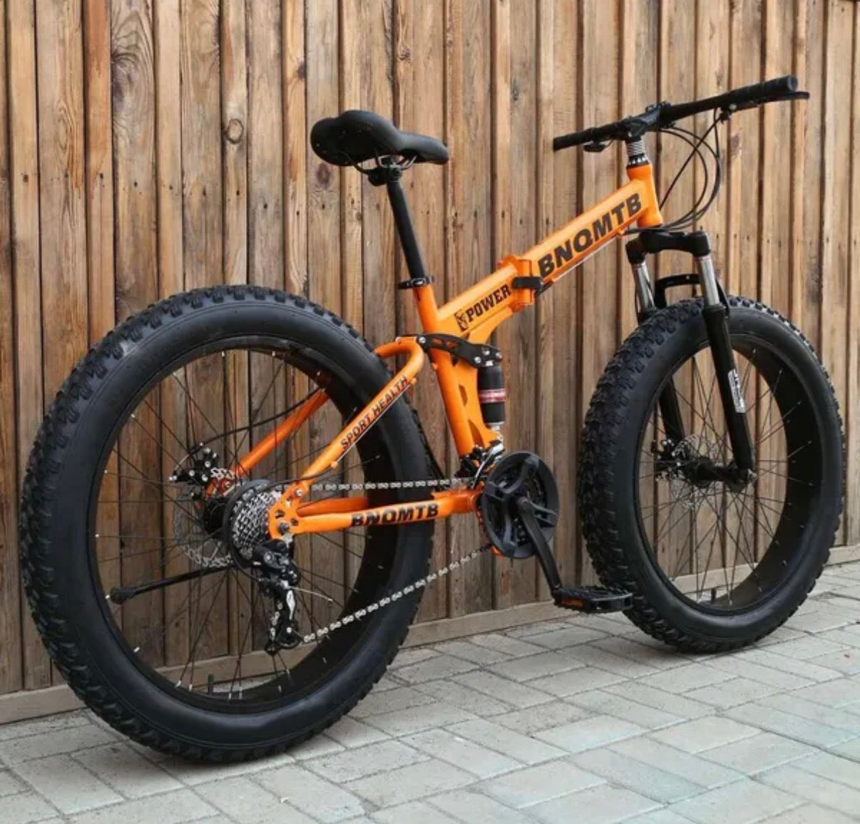 Vélo Fat Bike Pliable Double Suspension
