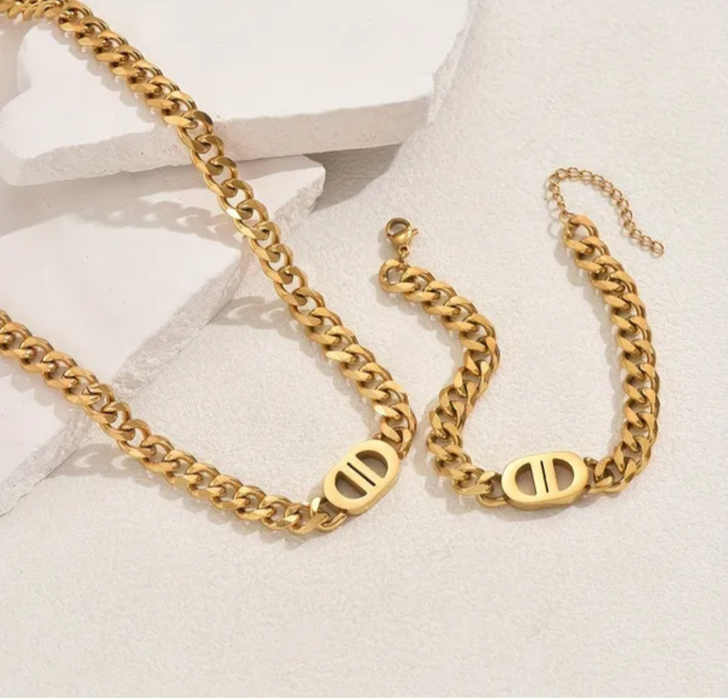 Collier designer, bracelet de collier cubain de luxe