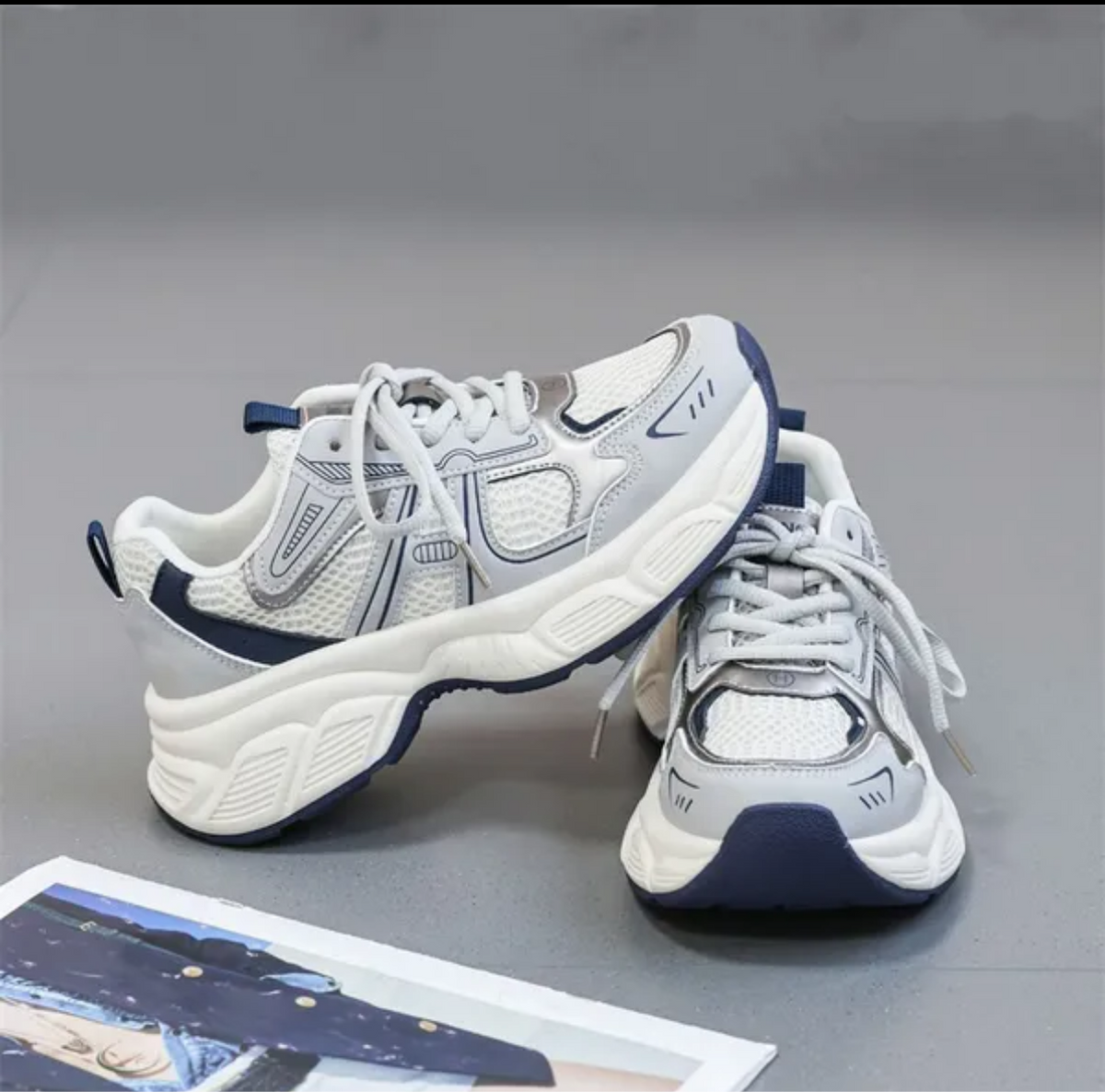 Vintage Womens épais Sports  Chaussures Nouvelles baskets
