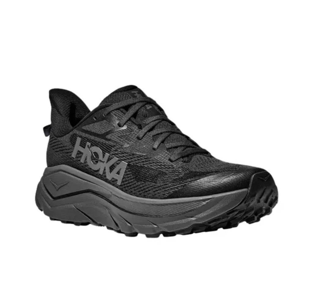 HOKA – Chaussures de sport noires à semelle épaisse