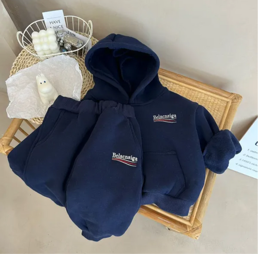 Ensembles de vêtements pour enfants pulls sweats à capuche épaississent la mode d'hiver automne