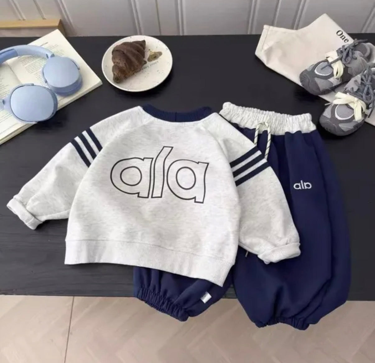 Créateurs de vêtements pour enfants Ensemble à capuche pour garçons 2 pièces