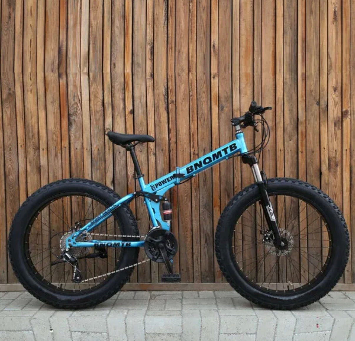 Vélo Fat Bike Pliable Double Suspension