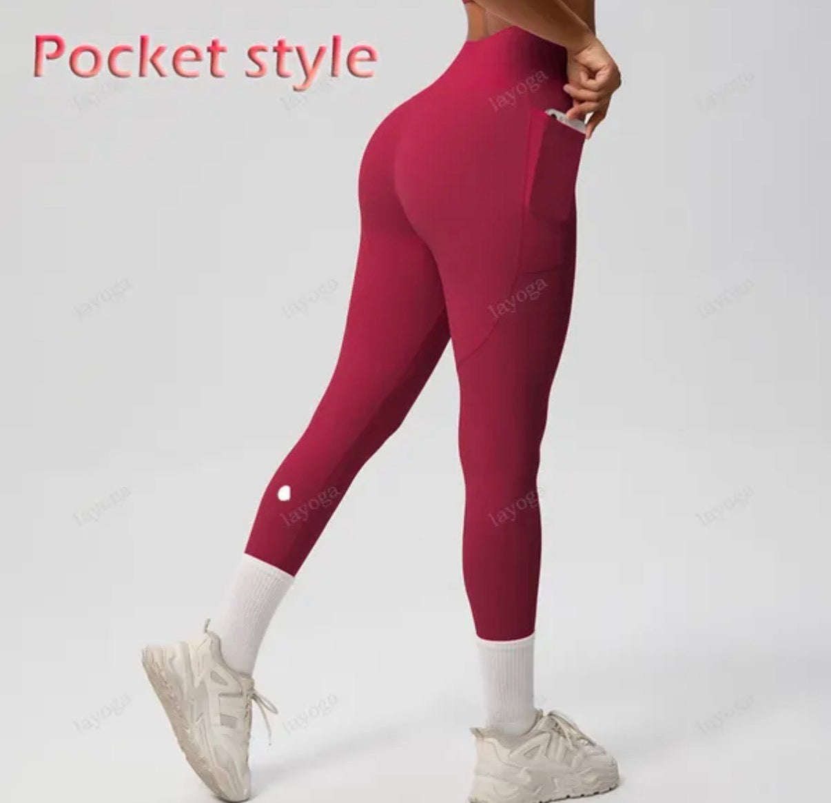 Legging sculptant taille haute avec poches latérales, confort et maintien au quotidien