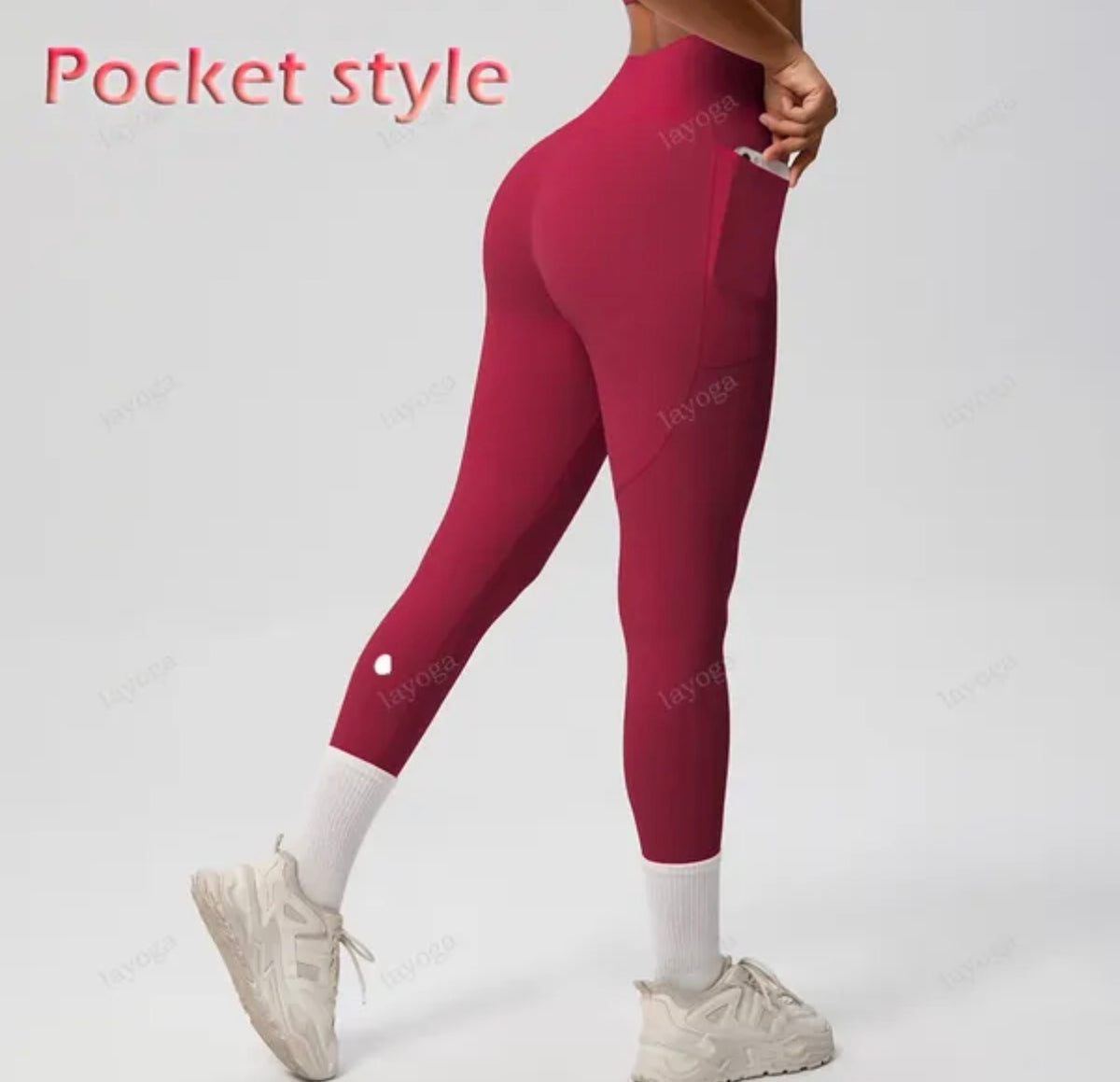Legging sculptant taille haute avec poches latérales, confort et maintien au quotidien