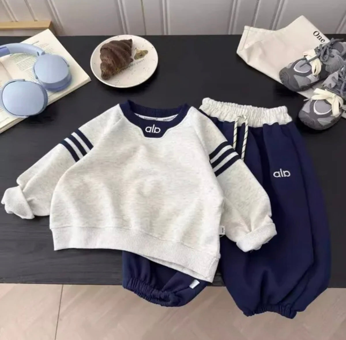 Créateurs de vêtements pour enfants Ensemble à capuche pour garçons 2 pièces