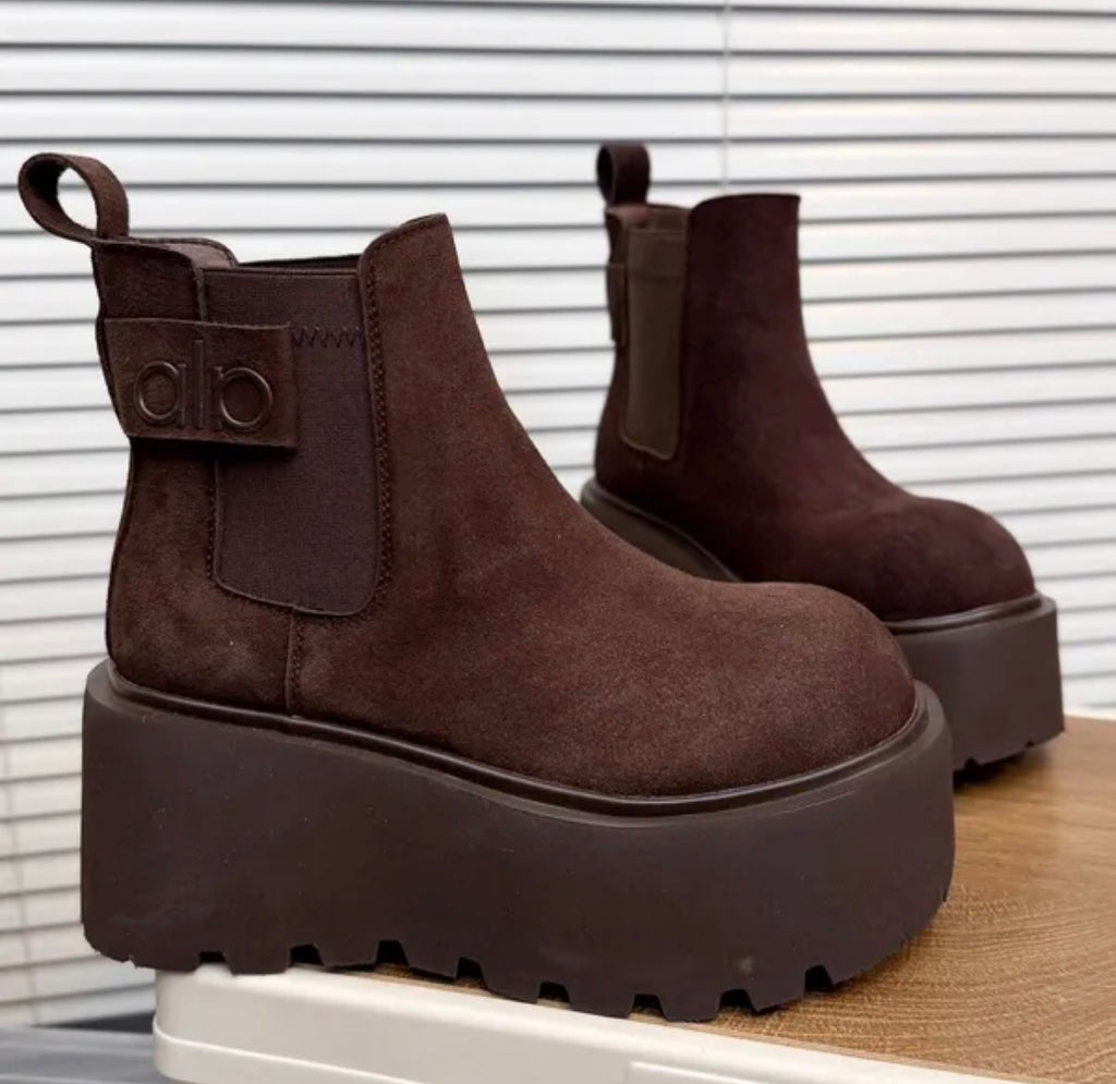 Bottines Chelsea à plateforme2