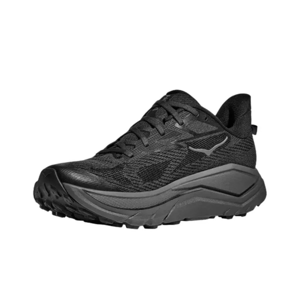 HOKA – Chaussures de sport noires à semelle épaisse