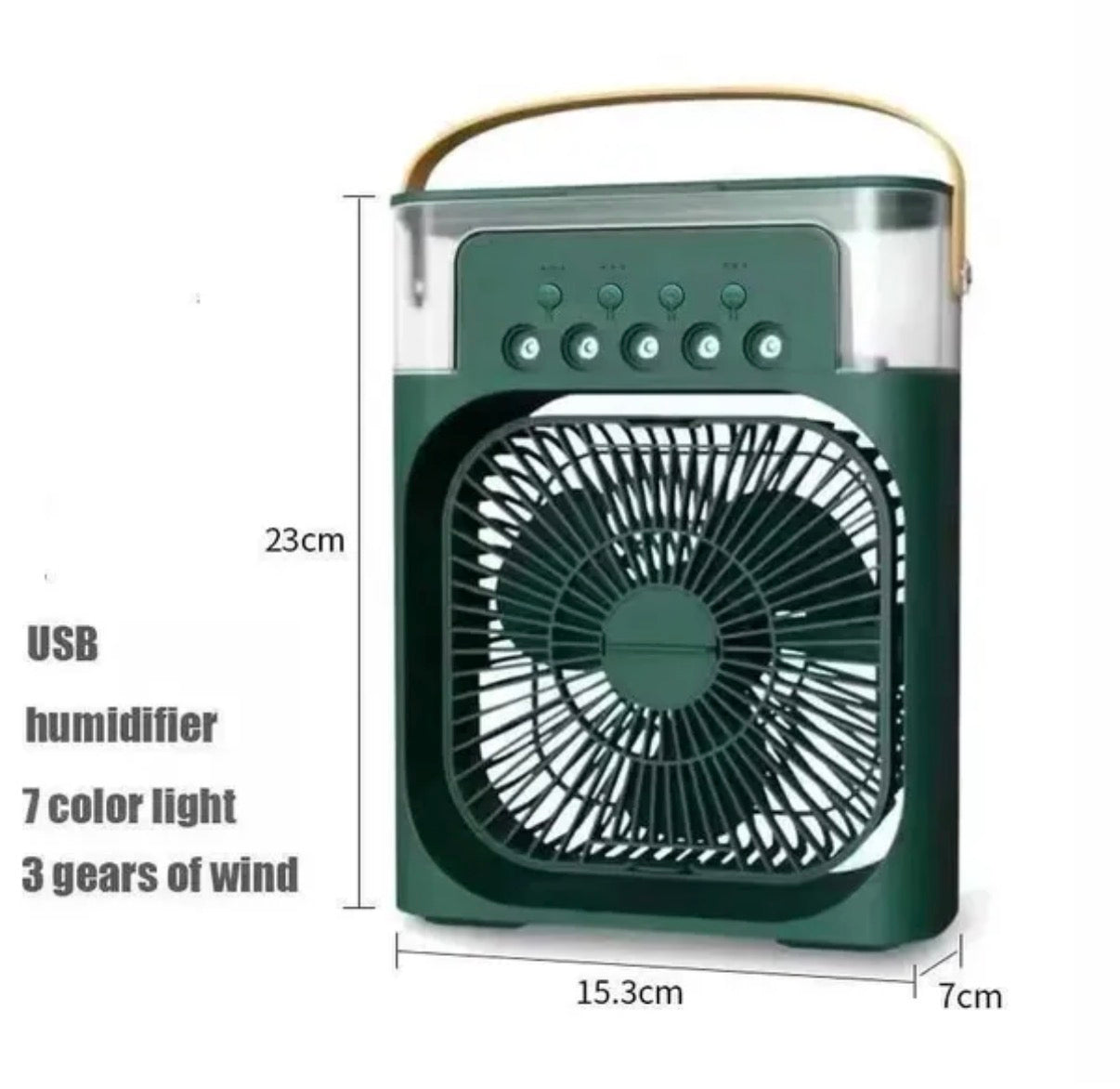 3 en 1 nouveau ventilateur climatiseur ménage petit refroidisseur d'air LED veilleuse Portable humidificateur d’air