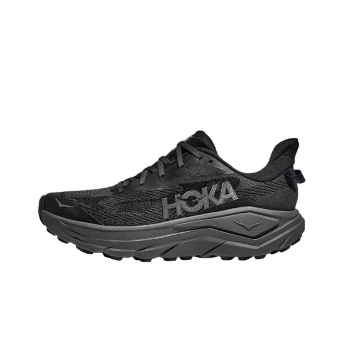 HOKA – Chaussures de sport noires à semelle épaisse