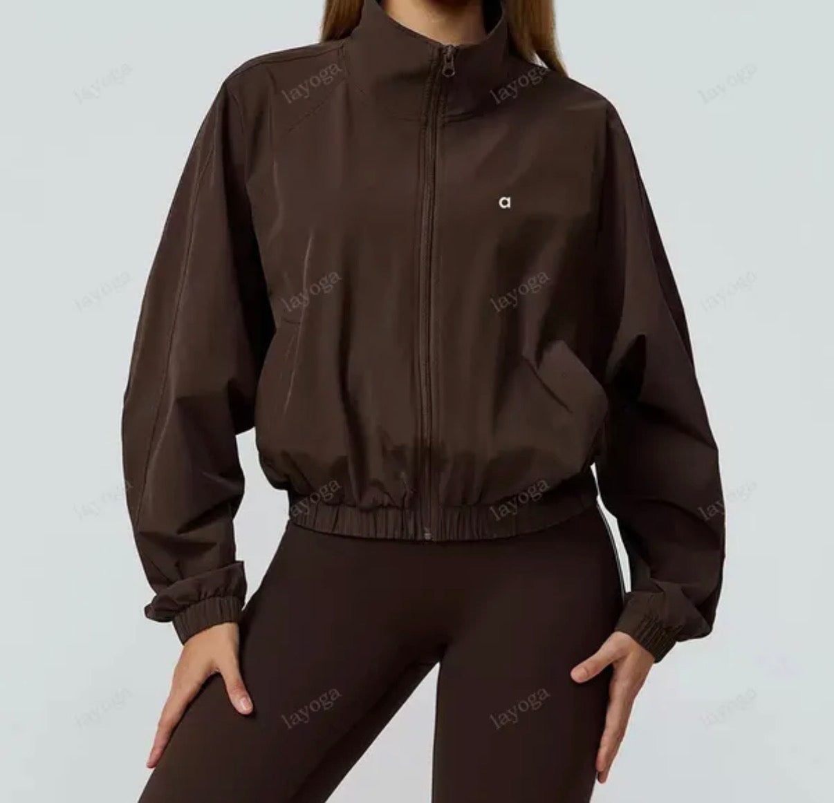 Alo Veste zippée  oversize, style sport chic et confortable