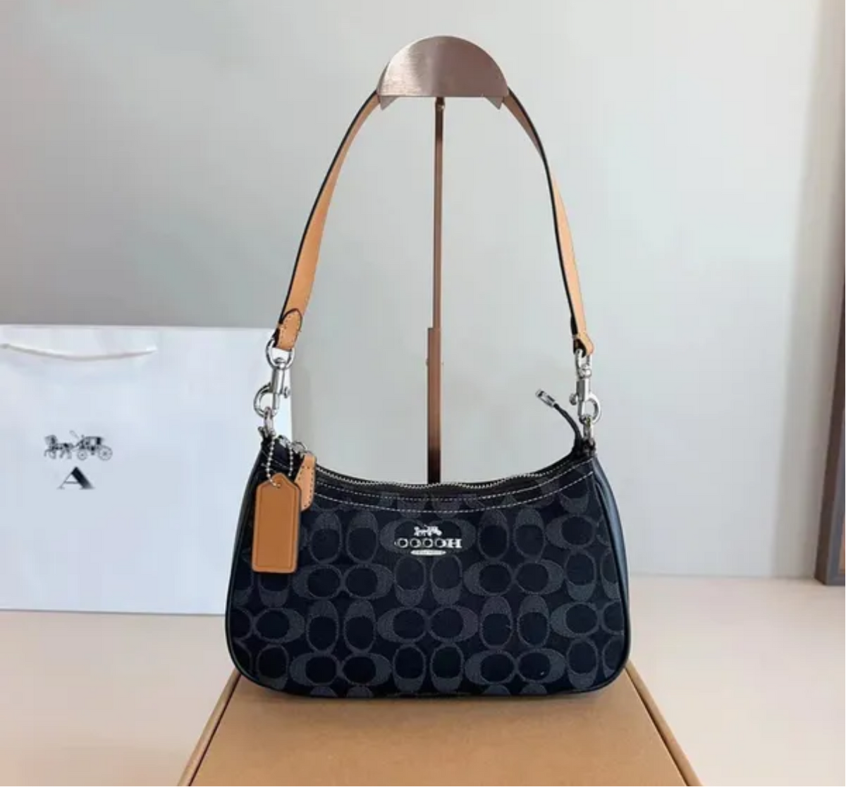 Mini sac bandoulière Teri en toile exclusive