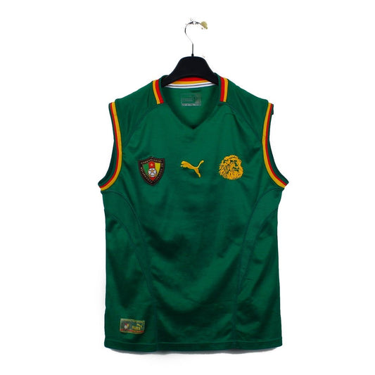 maillot emblématique de l'équipe nationale de football du Cameroun