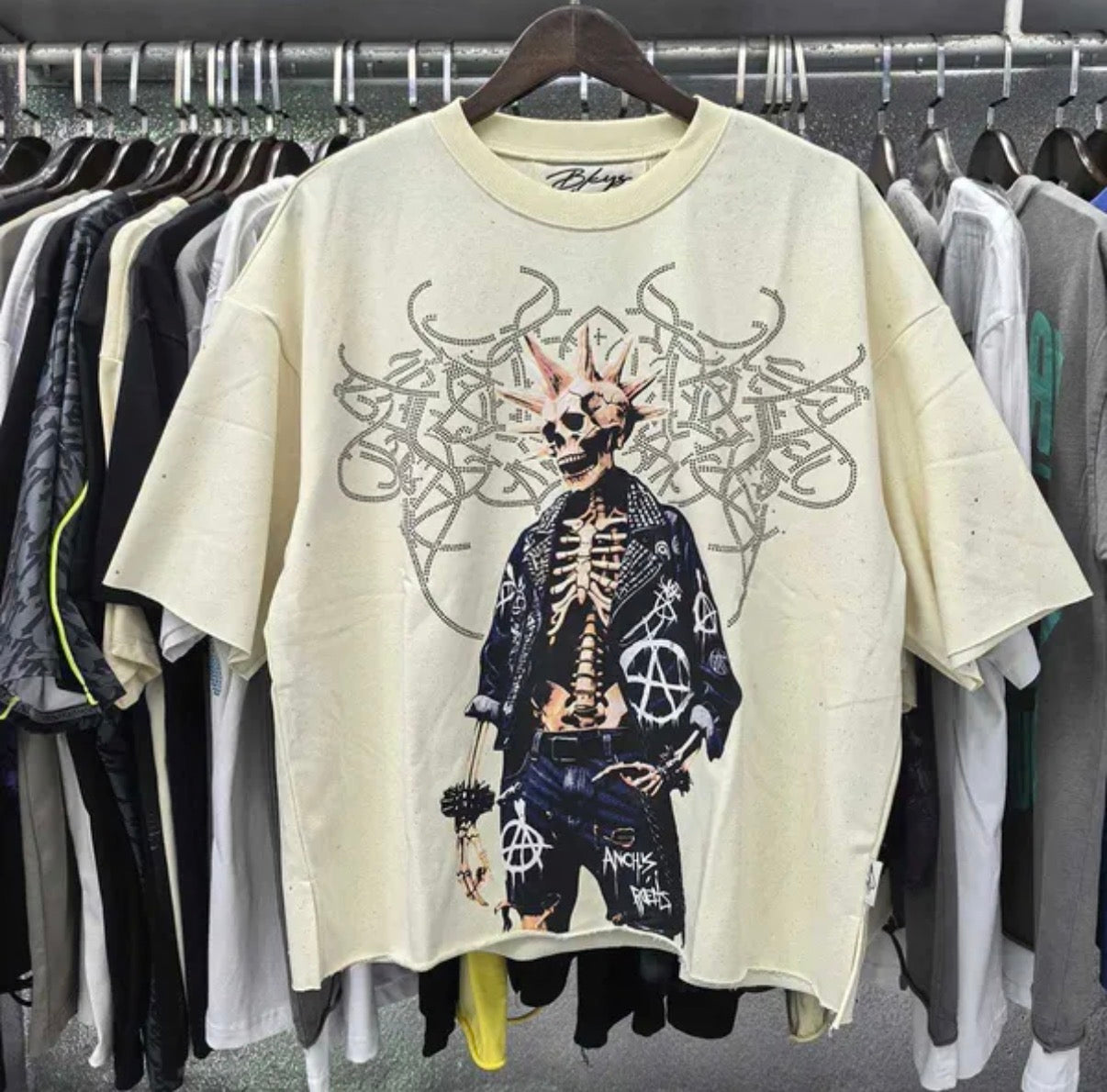 Style BKYS T-shirt Strt Mode Hommes Femmes Vintage