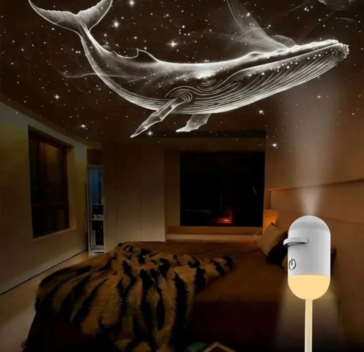 Mini projecteur LED d'étoiles et de galaxie, nébuleuse, plafond, ciel étoilé, lampe d'ambiance, chambre à coucher