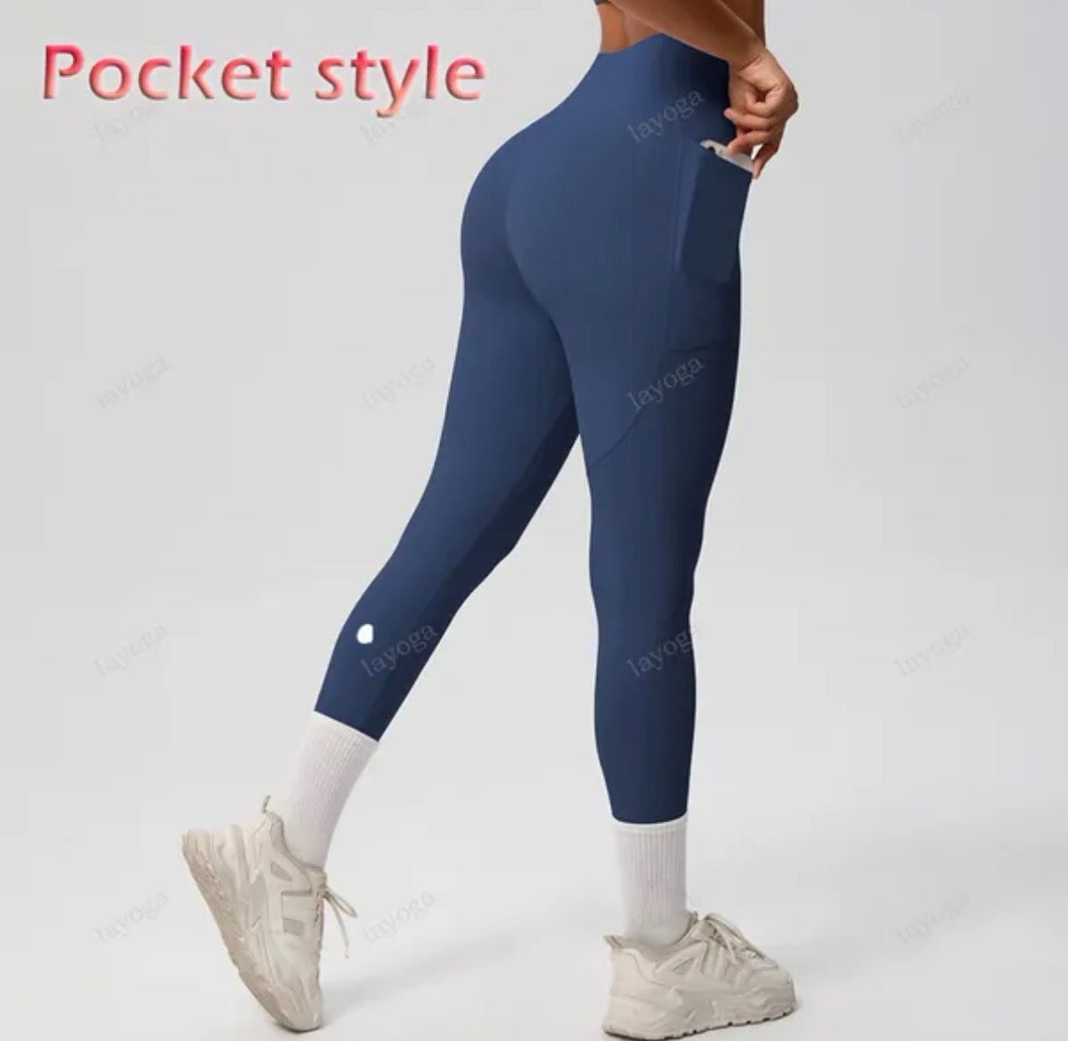 Legging sculptant taille haute avec poches latérales, confort et maintien au quotidien